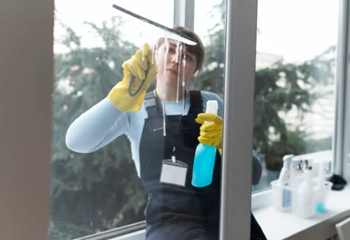 Nettoyage de vitres intérieures et extérieures aux Billanges